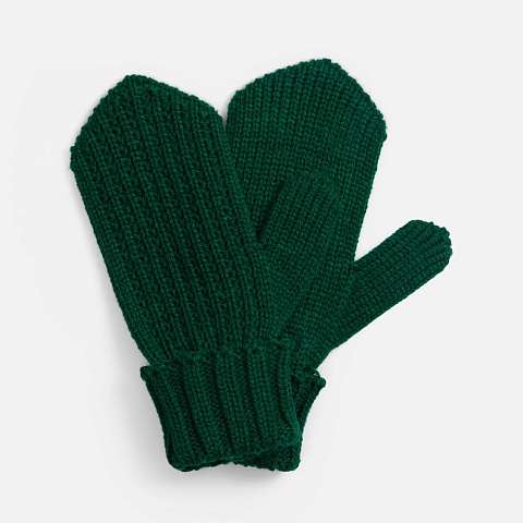 Варежки Nordkyn, темно-зеленые - рис 2.