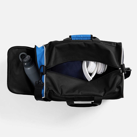 Спортивная сумка Fitnext, черная с синим - рис 6.