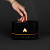 Увлажнитель-ароматизатор с имитацией пламени Fuego, черный - миниатюра - рис 14.