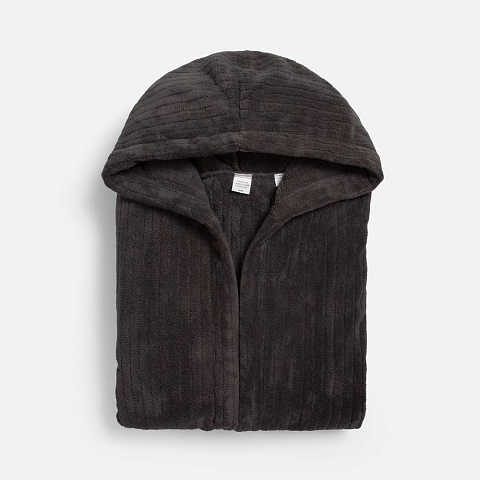 Халат флисовый Magic Mantle, темно-серый - рис 4.