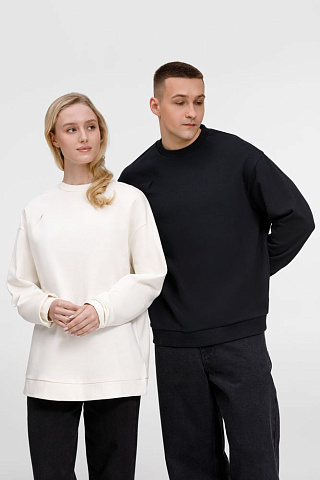 Свитшот унисекс Sinkopa, молочно-белый - рис 14.