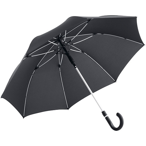 Зонт-трость с цветными спицами Color Style, белый - рис 2.