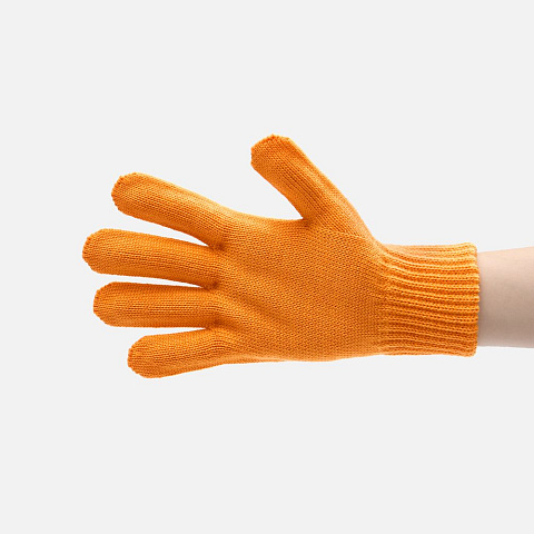 Перчатки Nobilis Mono, оранжевые (абрикос) - рис 3.