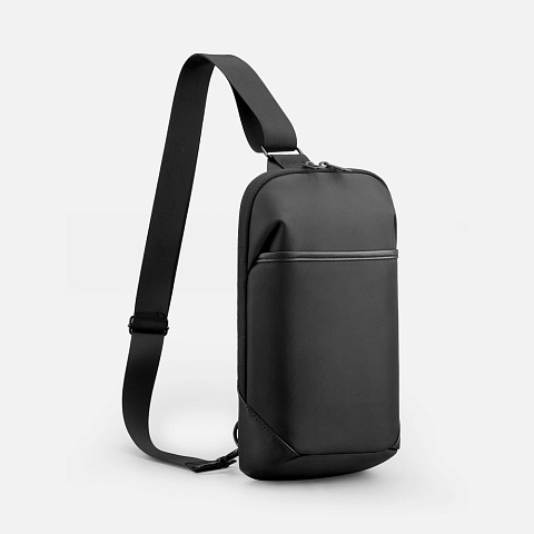 Рюкзак на одно плечо Solnex, черный - рис 4.