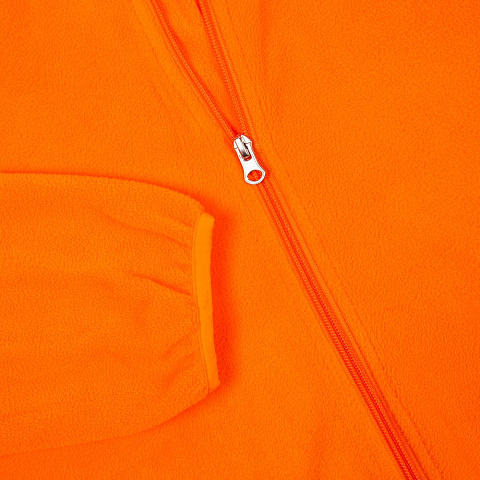 Куртка флисовая унисекс Fliska, оранжевая - рис 5.