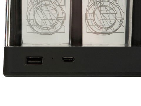 Часы с беспроводной зарядкой Cyber, 10 Вт (Р) - рис 9.