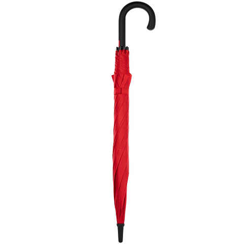 Зонт-трость Undercolor с цветными спицами, красный - рис 5.