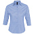 Рубашка женская с рукавом 3/4 Effect 140, голубая - миниатюра