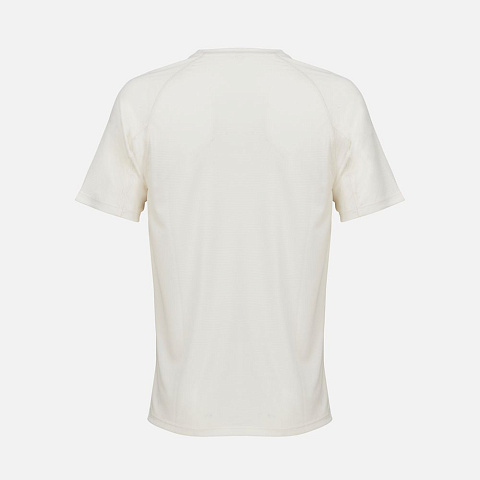 Футболка спортивная унисекс Vortex, молочно-белая - рис 3.