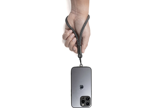 Ремешок-держатель для телефона на запястье Lany Wristband Eco, серый - рис 7.